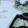 <I>La barque verte</I>, acrylique, 15"x30"